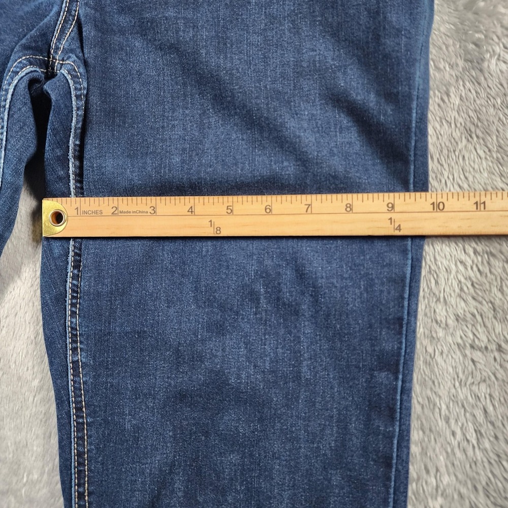 BKE Dakota Jeans Mens 31x34 (FIts 33x32) Medium Wash Blue Straight Leg Stretch - Picture 7 of 14